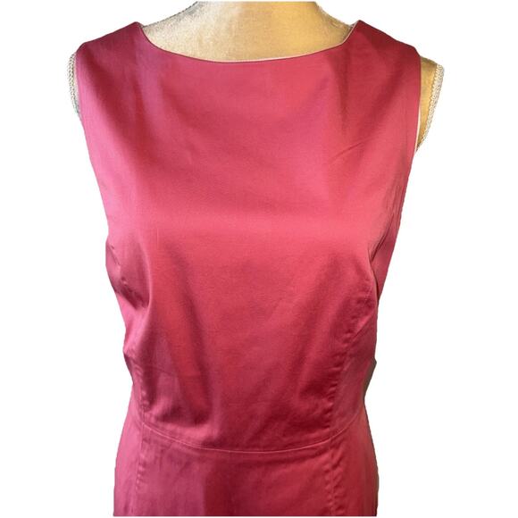 Brooks Brothers 346 Pink Sleeveless Sheath Dress Size 12 - Picture 2 of 9